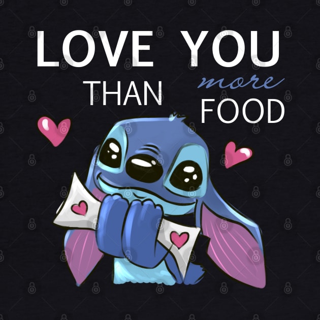 Love you more than food... by JulietFrost